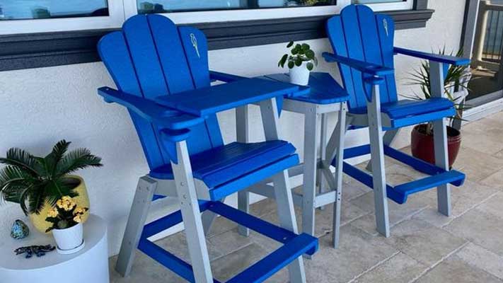 Island Time Outdoor Furniture Captains Adirondack Chair Testimonial Gardiner